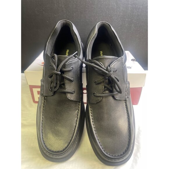 Hush Puppies Men\'s Black Leather Casual Shoes Size 13M SKU 3101 main image 5